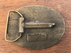 Flint Engineering Construction Safety Award Metal Belt Buckle