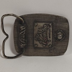 The Space Shuttle Belt Buckle Vintage 1981 Silvertone The Buckle Connection 3×2&Prime;