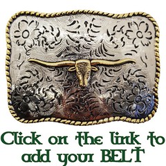 Longhorn Western Belt Buckle USA Cowboy Rodeo Bull Head Ox Texas Biker chrome