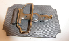 VTG Rare Merrill, WI Bill&rsquo;s House Of Guns Metal Belt Buckle 3 1/4&Prime; x 2 1/8&Prime; USA
