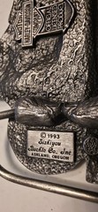 Harley Davidson Belt Buckle Vintage 1993 Siskiyou Buckle C-87 USA Motorcycle