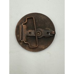 Vintage Hercules Machinery Belt Buckle Spartan Warrior Bronze Tone Made in USA