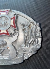 VFW Life Member Belt Buckle 1987 Siskiyou Buckle Co B71 Williams OR USA Vintage