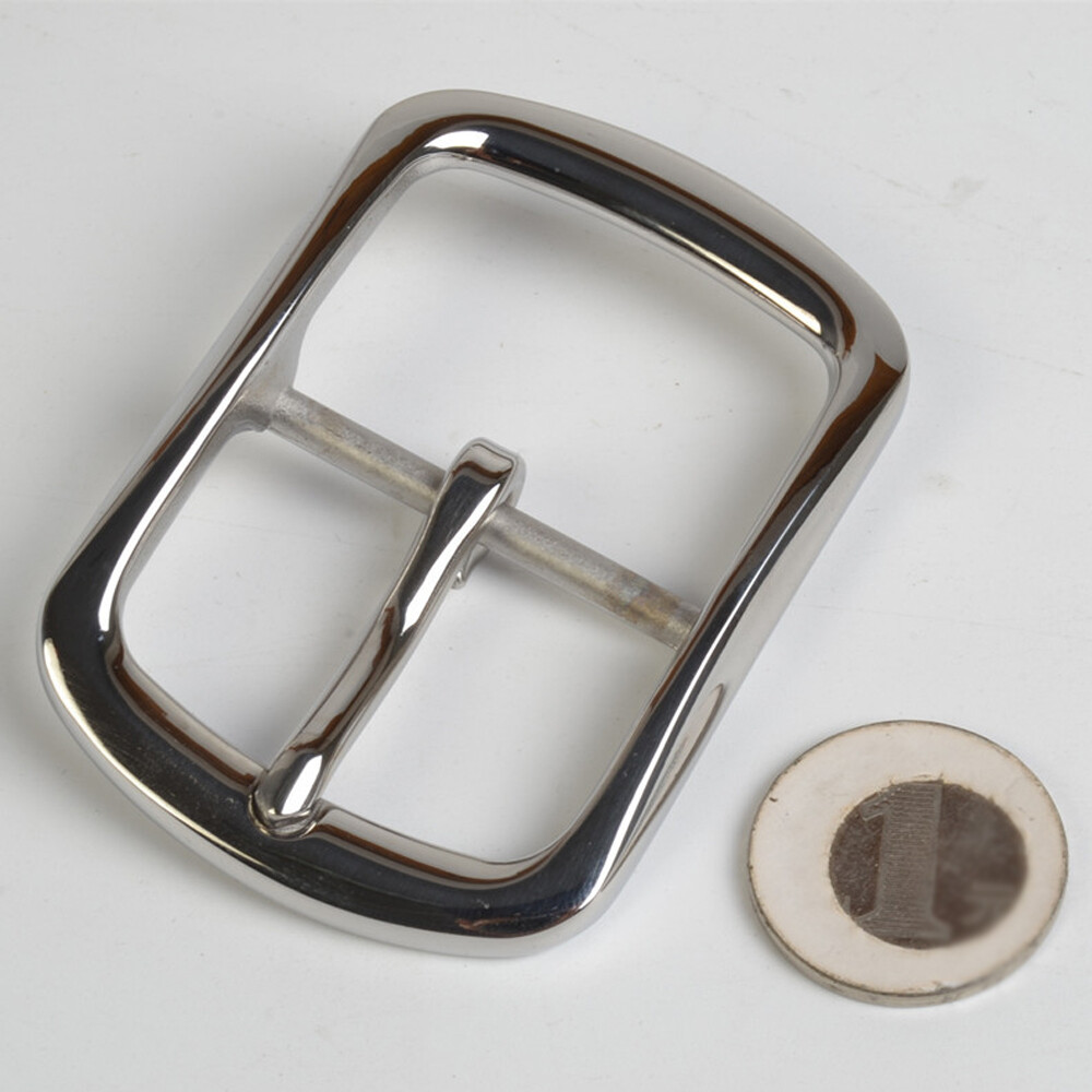 Solid Stainless Belt Buckle Vintage Classical Tongue Pin Hippie for 38/39mm Belt