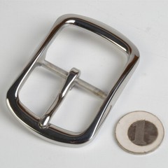 Solid Stainless Belt Buckle Vintage Classical Tongue Pin Hippie for 38/39mm Belt