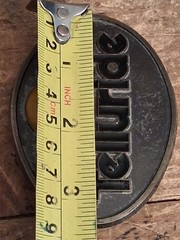 Telluride Ski Resort Belt Buckle 1970s Brass Mountain Enamel Sun
