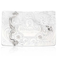 Montana Silversmiths Four Winds Buckle with Buffalo Skull