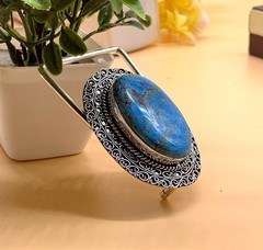 Vintage Western Belt Buckle Turquoise Stone Silver Tone Cowboy Rodeo Boho