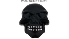 Skull Belt Buckle Tattoo Mens Women Silver Metal Blinged Halloween Party Costume
