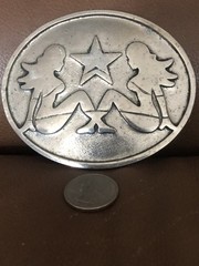 2004 Silver Star Naked Ladies Belt Buckle The Originator Not The Imitator USA
