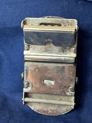 Vtg Naval USS HW Gilmore AS-16 Belt Buckle Fulton-Class Submarine Tender Japan