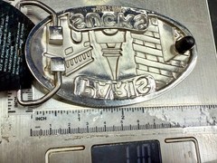 Paris Sucks! Blue Moon Creations Silver Tone Funny Tourist Gift Belt Buckle