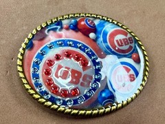 Chicago Cubs Baseball Team Sports Fan Collectible Belt Buckle
