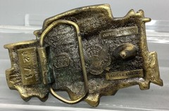Vintage 1979 Train Caboose Brass Belt Buckle – The Great American Buckle Co.