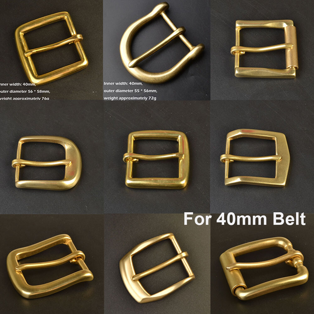 Solid Brass Belt Buckles Tongue Pin Belt Buckle Fits For 1.5 INCHES Belt NEW
