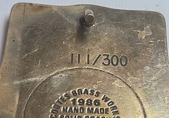 Vtg 1998 25 Anniversary Asbury Community Center West Virginia Metal Belt Buckle
