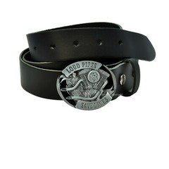 Biker Motorcycle Buckle Belt Buckle American Motor Motif *291 Black