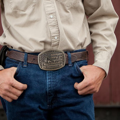 Cowboy Belt Buckle for Men Western Cowgirl Rodeo Longhorn Bull Belt Buckles