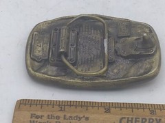 Vtg 1982 USMC United States Marine Corps First to Fight #1070 Belt Buckle V8