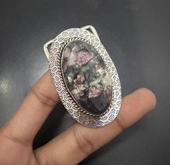 Eudialyte Gemstone 925 Sterling Silver Handmade Belt Buckles Gift For
