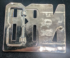 NRA Active Member Metal Belt Buckle National Rifle Association Black Tarnished
