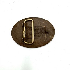Vintage COOP Lubricants Super TMS Series 2 H Tractor Farmland Metal Belt Buckle