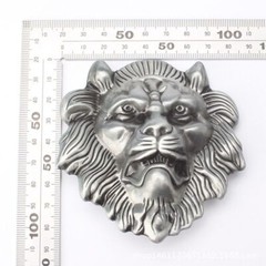 Lion Head Buckle-Handmade Belts Buckles DIY Component Waistband Accessorie 3.8CM