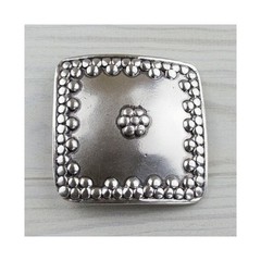 Rectangular Belts Belt Buckle Antique Silver Metal Vintage Rock Biker Grunge Style