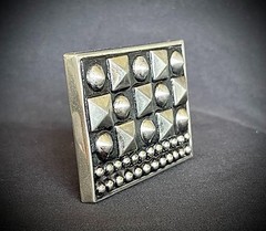 Studded Belt Buckle Archive 2007–2009 Industrial Grid Punk OOAK Darren McNeese