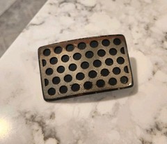 Foster Weld Belt Buckle Unique Modern Industrial Artisan Metal 2007