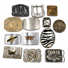 Vintage Belt Buckle LOT OF 13 – Mixed Metals Western Eagle Harley Aztec Mens