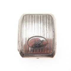 Wadsworth 925 Sterling Silver Antique Art Deco Letter S Initial Belt Buckle