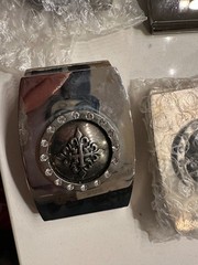 LOT OF 20 Washed Up Hollywood 1.5&Prime; Fleur Heraldic Metal WUH Belt Buckle unused!