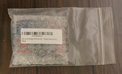 U.S. Army Pewter Belt Buckle, New with Tags