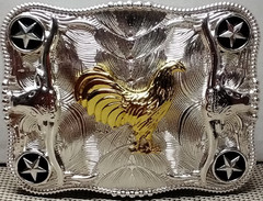 ROOSTER Western Cowboy Belt Buckle Hebilla Vaquera DE GALLO