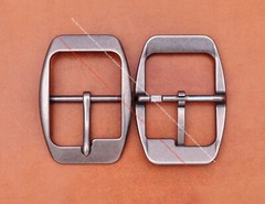 MEN HUGE LONG Heavy Silver CENTER BAR LEATHERCRAFT BELT BUCKLE REPLACEMENT 45MM