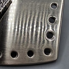 American Eagle Belt Buckle Brushed Nickel Pierced Edge High Relief Flying 3D