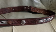 Western Belt Buckle Colt Single Action 45. Cylinder rotates! Unique.