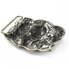 Spartan warrior german silver belt buckle, Military Ancient Greece, King Leonid