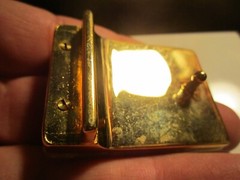 QUARTZ AGATE STONE POLISHED BELT BUCKLE HEAVY – BBA44