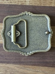 Religious Cross Floral Engraved Western Belt Buckle Perfect Gift For him