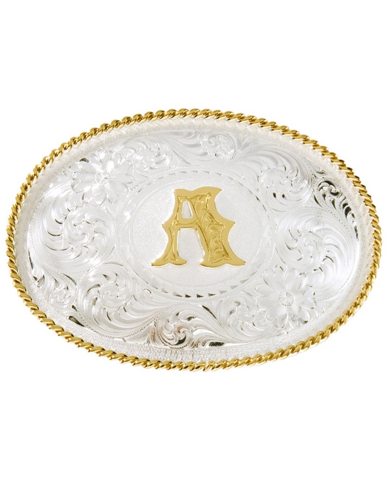 Montana Silversmiths Initial "A" Belt Buckle – 700A