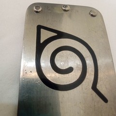 Naruto Uzumaki Belt Chrome buckle 2002 Masashi Kishimoto