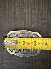 Vintage Limited Edition Levi’s Two Horse Brand Levi’s Strauss & CO. Belt Buckle