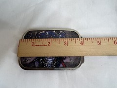 Tattoo Johnny Men haunted rockabilly LICENSED pirate Belt Buckle,Y2K| 4inX2.5in