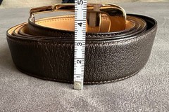 GUCCI Pre-Owned Vintage Gold Buckle Belt