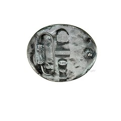 Biker Motorcycle Buckle Belt Buckle American Motor Motif *291 Black