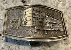 Wilson Trailer Co, Lewis Buckles, ADCL-800 Classic Silver Metal Clip Belt Buckle