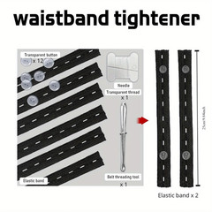 2pcs Invisible Belt Tightener Seamless Pants Waist Adjuster