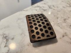 Foster Weld Belt Buckle Unique Modern Industrial Artisan Metal 2007